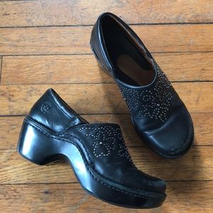 Ariat studded black clogs